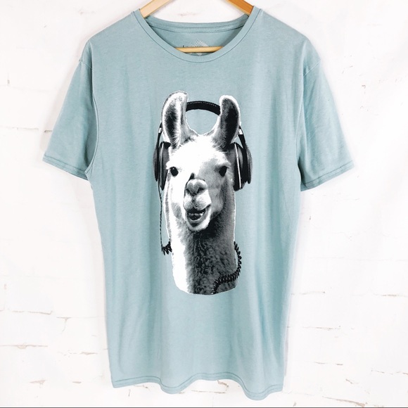 Fission Other - Fission Men’s Llama Graphic Tee Shirt Size Large